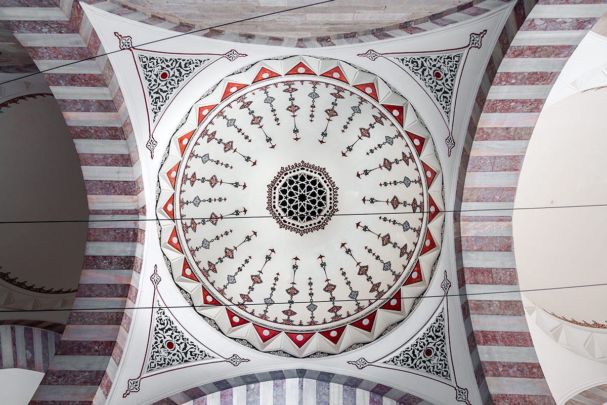 Süleymaniye Mosque Dome Patterns, Istanbul