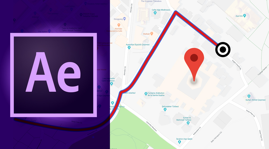 How to Animate a Map Destination in After Effects in 2018