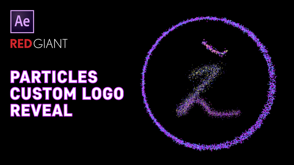 After Effects - Particle logo Trapcode Particular tutorial