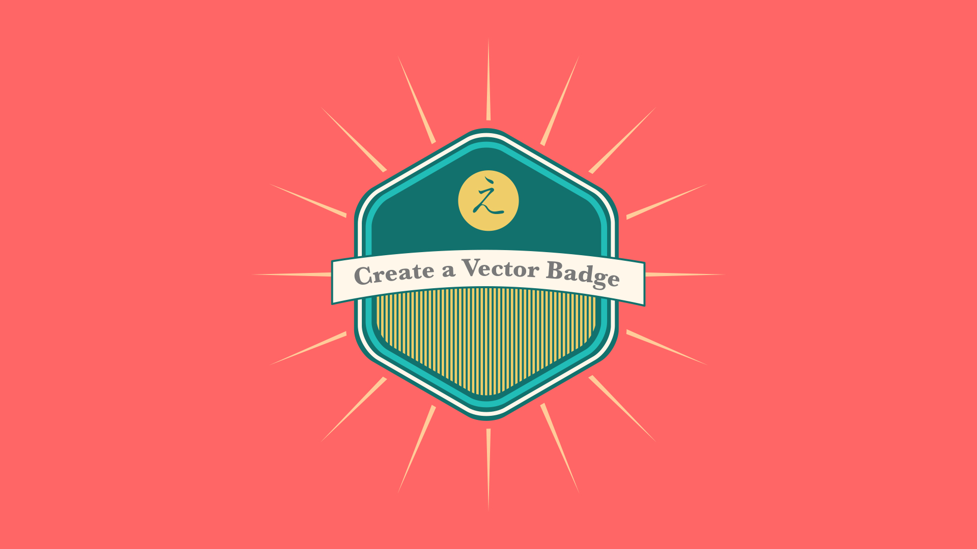 Vectornator X tutorial | Create a Vector Badge