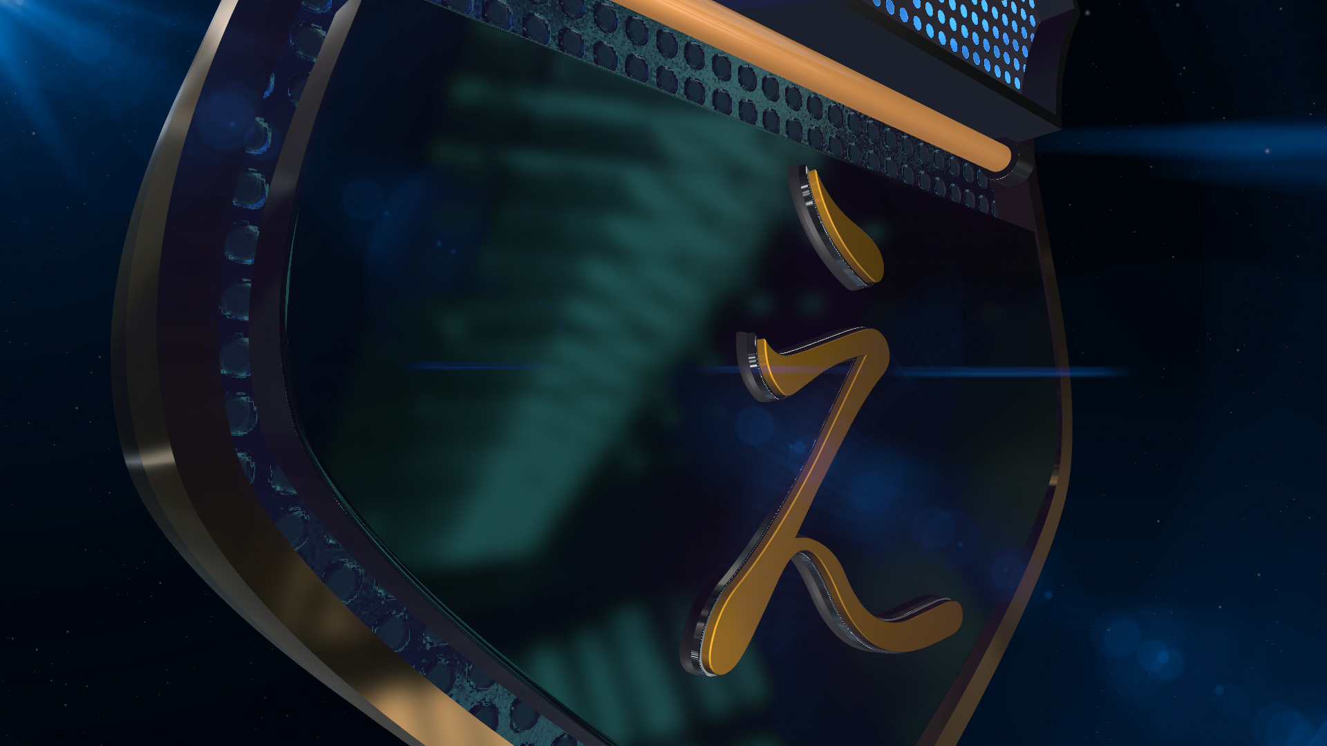 3D logo animation created in After Effects using Element 3D plugin