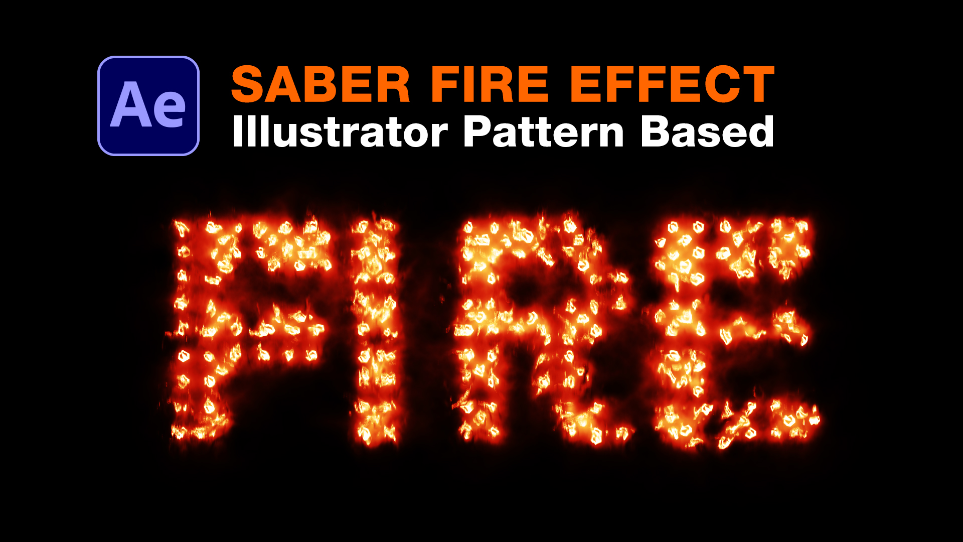 After Effects Fire Effect, Saber Plugin Tutorial